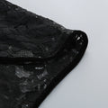 2026 Elegant Black Lace Spaghetti-Strap Maxi Dress Black Floral Lace Party Evening Gown Birthday Prom Vestidos
