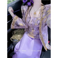 Olive Girl Red Embroidered Jacquard Set for Ren Faire 2026 Garden Wedding Fairycore Photoshoot Everyday Wear Jacquard S-XXL XS-3XL Plus Size Hand Embroidered Dramatic Silhouette Romantic Garden Party Editorial Not Costume Chinese Heritage Fashion Women