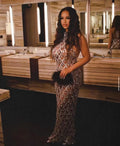 Festival Shiny Rhinestones Party Dress Birthday Luxury Costume Fancy Brilliant Dancer Wedding Impressive Evening Dress