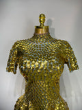 Sparkly Sequins Luxury Birthday Party Gown Short Dress Dancer Stage Performance Wear Women Sexy Nightclub Dress Festival Outfit
