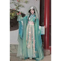 Olive Girl Green Hanfu Dress 2026 S-L XS-3XL Plus Size Hanfu Chinese Dress Traditional Chinese Clothing Chinese Heritage Fashion Women