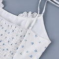 Sexy Floral Print Pleated Dress Women Fashion Straps Sleeveless Slim Elegant Party Dress Female Summer New Commuting Dress