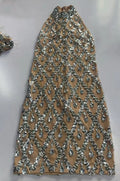 Women Luxury Sexy Mesh Crystal Diamonds sequin Mini Dress Birthday Party Costume Bar Nightclub Stage Performance Clothing
