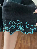 Olive Girl Blue Romantic Streetwear Fairycore 2026 Everyday Wear S-XL XS-3XL Plus Size Romantic Cottagecore Editorial Not Costume Streetwear Chinese Heritage Fashion Women