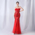 Sexy Elegant Long Wedding Party Dresses for Women 2025 Luxury Mesh Bridesmaid Evening Dresses Woman Sequin Summer Dress