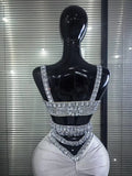 Sparkly Crystal Pink Silver Women Sexy Keyholes High Stretch Bodycon Maxi Gowns Dress Evening Party Celebrate Cocktail Outfit