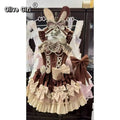 Olivegirl Victorian Vintage Elegant Lolita Dress Women Sweet Bow Ruffles Slim Bandage Princess Dresses Girls Kawaii Cute Party