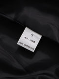Tunic Pleated Hem Mini Dresses for Women Notched Collar Long Sleeve Spliced Button Temperament Blazer Dress Female
