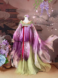 Olive Girl Multicolor Embroidered Hanfu Dress for Ren Faire 2026 Garden Wedding Fairycore Photoshoot Everyday Wear S-L XS-3XL Plus Size Chinese Heritage Fashion Women