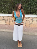 Lace Sequin V-Neck Cami & Ruffled Mini Skirt Set Asymmetric ChiffonTrim 2026 Summer Fashion Sexy Sweet Women Beach Lady Dress