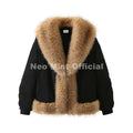 Cozy Girls Furry Shawl Collar Quilted Puffer Bomber Jacket Women Winter Hot Fashion Faux Fur Trim Parkas Coat Outerwear