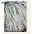 Olive Girl Green Hanfu Dress 2026 S-L XS-3XL Plus Size Hanfu Chinese Dress Traditional Chinese Clothing Chinese Heritage Fashion Women