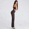 Sexy Fishtail Dresses Suit for Women Sweetheart Neck Tunic Lace Dress with Shawl Long Sleeve Cardigan Outfit Female