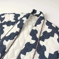 Hit Color Loose Fashion Coat for Women Lapel Long Sleeves Patchwork Printing Elegant Jackets Female Clothing New