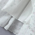 Hit Color Printing Spliced Lace Up Dresses for Women Square Neck Sleeveless High Waist Dresses Female Fashion