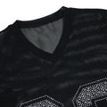 Women Diamonds V-neck Short Sleeve Mesh See Through Tee Tops 2025 Summer Fashion Streetwear Acitve Classic T-shirts