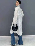 SHENGPALAE 2026 Summer New Long Sleeve Blouse Sunscreen Overcoat Trendy Outdated Casual Fashion Loose Women's Long Shirt 5C1327