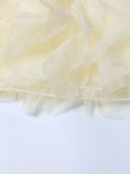 Ruffles Shirts For Women O Neck Lantern Sleeve Loose Pullover Summer Blouse Female Fashion Style Clothing