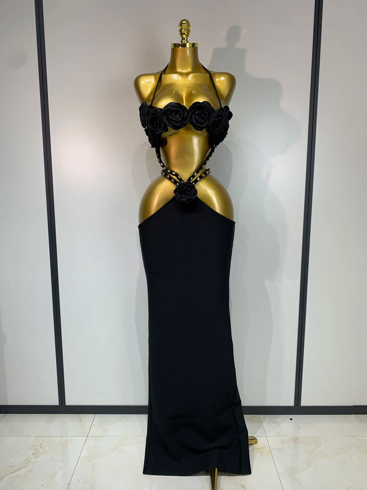 Women Sexy Halter Backless Maxi Long Bodycon Bandage Dress 2026 Evening Nightclub Birthday Party Cocktail Homecoming Dress