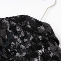 New Fashion 2026 Designer Sequin Suit Jacket Women's Patchwork Double Breasted Gold Buttons Blazer