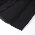 Elegant Solid Blazer Skirt Set Women Slim One Button Suit Jacket Pleated See Through Fishtail Skirts Spring Lady Party Suit