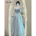 Olive Girl Dramatic Dress for Garden Wedding 2026 Fairycore Photoshoot XS-XXXL XS-3XL Plus Size Dramatic Silhouette Romantic Editorial Not Costume Hanfu Chinese Dress Traditional Chinese Clothing Chinese Heritage Fashion Women