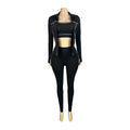 Casual 3 Piece Set Women Tracksuit Elastic Vest+Zip Jacket+Leggings Matching Street Sporty Fitness Street Shapewear