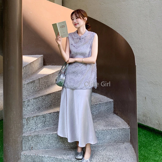 Olive Girl Red Embroidered Qipao for Garden Wedding 2026 Fairycore Photoshoot Everyday Wear S-XL XS-3XL Plus Size Embroidered Garden Party Editorial Not Costume Qipao Cheongsam Chinese Dress Chinese Heritage Fashion Women