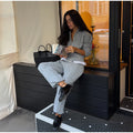 Women Solid Turtleneck Cable Knit Sweater Wide Pants 2 Piece Set Long Sleeve Half Zip Pullover 2026 Casual Loungewear Suit