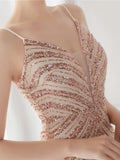 Elegant Women Short Evening Dress Sexy Straps Sequin Slim Bodycon Party Dresses Black Gold Female Vestidos De Soiree