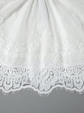Elegant Lace Women Shirts Stand Collar Long Sleeve Lace Up Minimalist Loose Shirt for Daily Casual Wear Fashion New