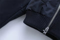 New Women's Zipper Stitching Bomber Jacket Clip Cotton Jacket Stitching Women's Top