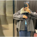 Fashion Faux Fur Collar Middle Long Jackets Women Solid Full Sleece Button Zipper Coats 2025 Lady Chic Casual Winter Outerwear