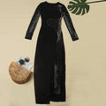 Sexy Rhinestone Jumpsuit Luxury for Women Long Sleeve Sheer Mesh Patchwork Skinny Night Birthday Party Club Romper Overalls