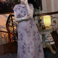 Olive Girl Red Embroidered Qipao for Garden Wedding 2026 Fairycore Photoshoot Everyday Wear M-3XL XS-3XL Plus Size Embroidered Romantic Garden Party Editorial Not Costume Qipao Cheongsam Chinese Dress Chinese Heritage Fashion Women