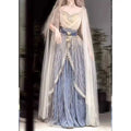 Exotic Charm The Western Princess Han Elements Goddess JSK Skirt Suit Dunhuang Flying Apsaras Hanfu Female Women Cos Cosplay