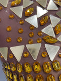 Luxury Shiny Mirror Rhinestones Hollowed-out Long Dress 2026Women Celebrity Evening Party Catwalk Prom Stage Photo Shoot Dresses