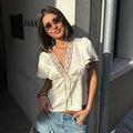 Sexy Women's Printed Fishbone Sling Top Slim Sleeveless Waist Cinched Strap Vest 2026 Summer Lady Holiday All-match Tops