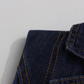 2026 New Blue Sleeveless Women Single-Breasted Belt Short Denim Dresses Woman Retro Slim A Line Mini Dress