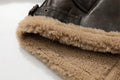 Autumn Winter New Women's Thickened Warm Double-sided Short Jacket Women's Brown Coat