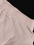 Casual Ruffle Women Two Piece Set V Neck Flare Sleeve Lace Top Short Skirt for Vacation Daily Wear Fashion Summer