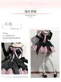 Olivegirl Sweet Pink Lolita Dress 2026 JSK Strap Dress Y2K Cosplay Princess Banquet Lace Patchwork Birthday Dress for Women