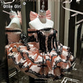 Olivegirl Sweet Lace Dress Lolita Pink Cute Girl Spring High-end Women Summer Birthday Party Elegant Princess Lolita Dresses