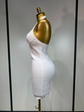Women Sexy V Neck Backless Mini Bodycon Bandage Dress 2026 Elegant Evening Nightclub Evening Party Cocktail Prom Dress