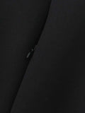 Black Fashion Basics Waistcoat for Women Round Neck Sleeveless Patchwor Diamonds Office Vest Female 2026 New Style
