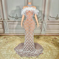 Sleeveless Cheap Prom Dresses 2025 Elegant With Crystal Fashion Womens Party Wear