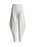 Solid Knitting Minimalist Pants For Women High Waist Loose Temperament Lantern Trousers Female Fashion Clothing Style 2023