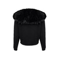 Elegant Faux Fur Coats Women's Warm Puffy Slim Long-Sleeve Collared Cardigan Winter Fashion High-Street Women Outwear
