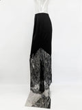 Vintage Lace Skirts Fashion Lace Patchwork Sexy See Through Skirts High Street Elegant Party Streetwear Women's Skirts