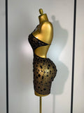 New Arrival Women Sexy Backless Hollow Out Diamond Evening Prom Gown Birthday Luxury Celebrate Stage Nightclub Outfit